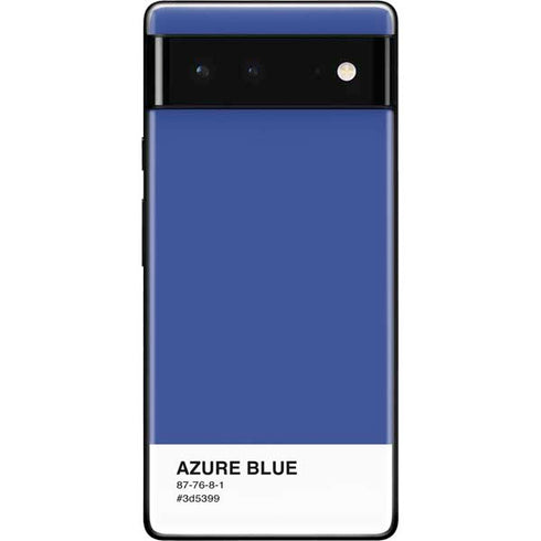 Azure Blue Google Pixel 6 Skin